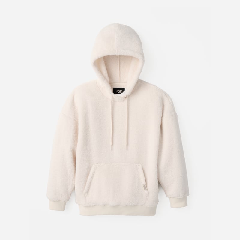 UGG Women s Loyra Sherpa Hoodie Fleece in Cream Yorkdale Mall